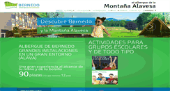 Desktop Screenshot of alberguebernedoaterpetxea.com